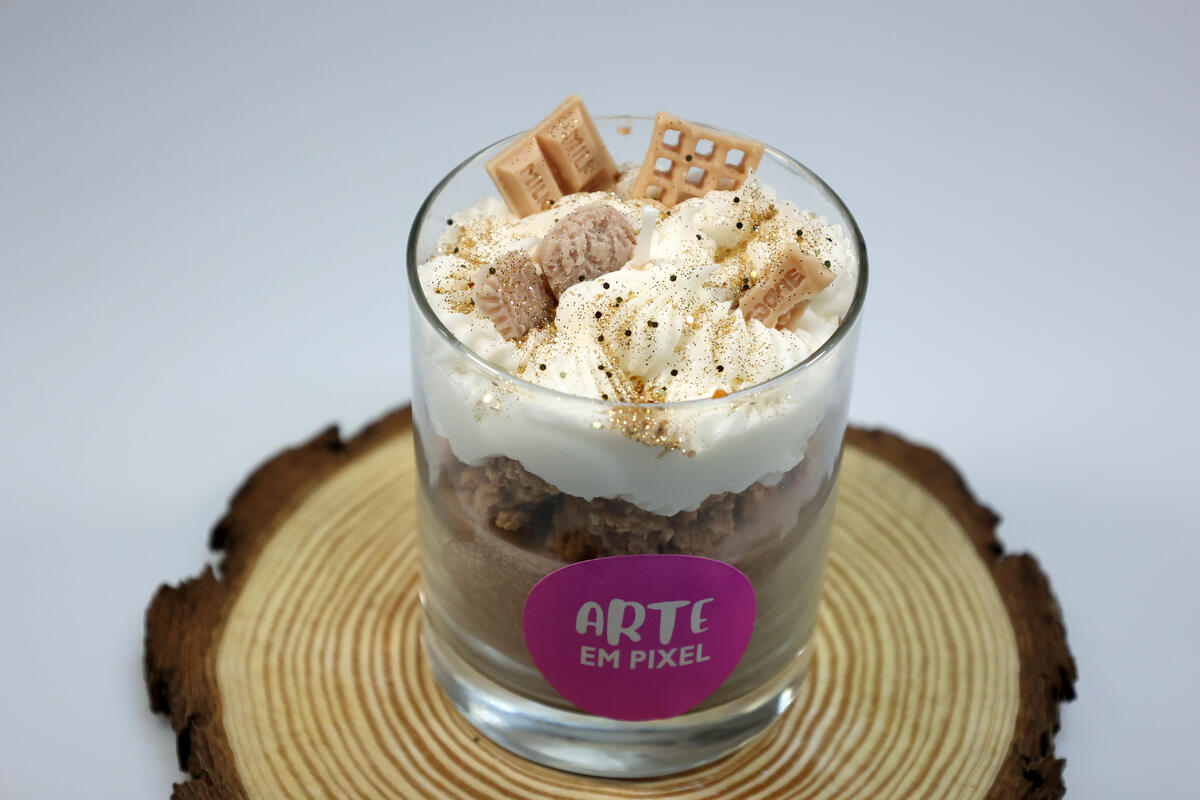 Vela em Copo Caramel Lovers